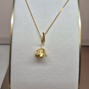 Gold plated Tulip Pendant– From the Botanical Garden Collection